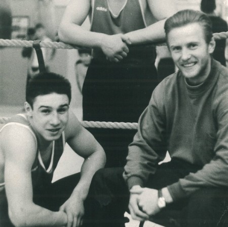 Михаил Козловский и его чемпион России 1991 г. Сергей Григорьев